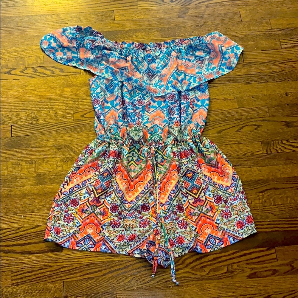 Bebop coral romper